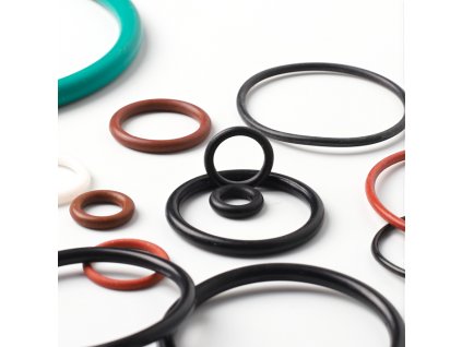 O-kroužek dle ISO 3601, materiál MVQ 70 red, dle průřezu, průřez od 5,3mm do 5,7mm