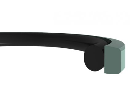 Double acting piston seal 32 x 27,1 x 2,2 K17 032-027,1, PTFE+bronze / NBR, Kastas