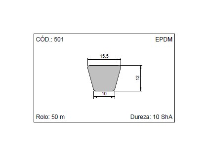 Pryžový profil pro automobilový průmysl mikroporézní 14 - 16 cm (cena za 1 metr) (Typ Pryžový profil pro automobilový průmysl mikroporézní EPDM 16,5 x 20 cm (cena za 1 metr))