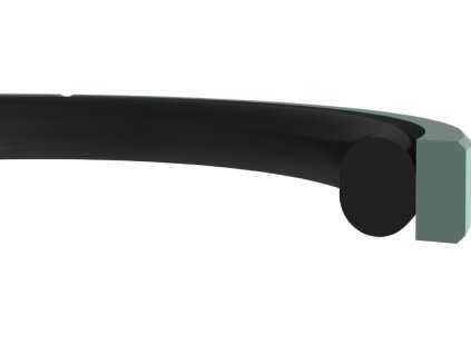 Piston seal Double-acting 18 x 10,5 x 3,2 K17 018-010,5 PTFE+bronz / NBR, Kastas