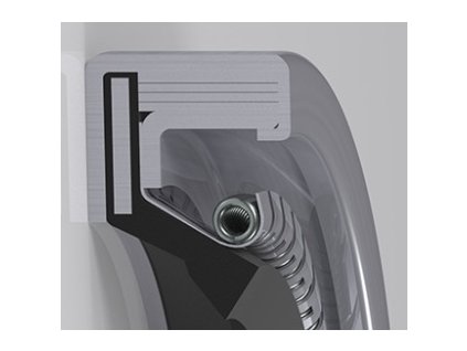 Gufero 330,2 x 368,3 x 17,45 MS26 FKM +SS304 (L2M), do najtrudniejszych warunków