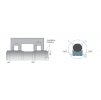 Rod seal Double acting / rotational 145 x 156 x 4,2 K702-145 PTFE+bronze / NBR, Kastas