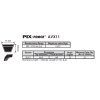 V-belt automotive AVX 11 x 1570 La, PIX