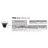 V-belt SPA 12,7 x 1782 Lw, 1800 La, PIX