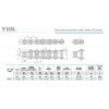 Rollenkette 10 B-1, YHK