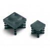 fortective end of the square polyethylene black jäkel A3PAQ, 30mm x 30mm, GeTech A3PAQ3030