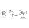 E-clip (retaining washer) 8 DIN 6799