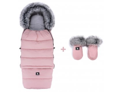 Cottonmoose Combi Yukon + rukavice Pink