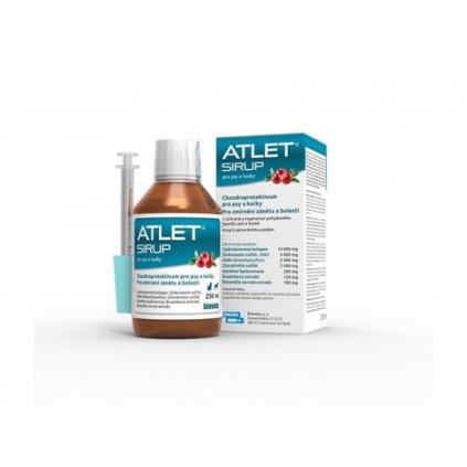 24567 atlet sirup pro psy a kocky 250 ml