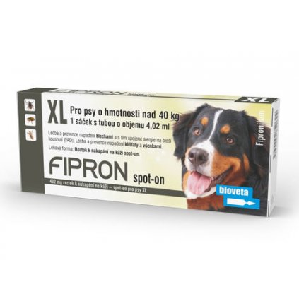 Fipron 402 mg – spot-on pro psy xl (pes nad 40 kg) (hodnota 1ks)