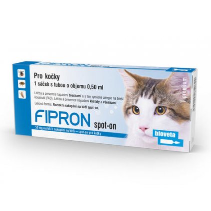 Fipron 50 mg – spot-on pro kočky (hodnota 1ks)