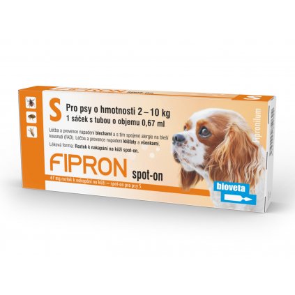 Fipron 67 mg – spot-on pro psy s (pes 2–10 kg) (hodnota 1ks)