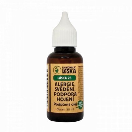 Láska 23 podpůrný olej alergie, hojení, svědění (hodnota 100ml)