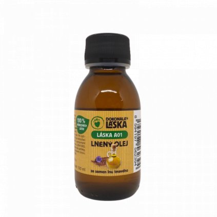 Láska a01 lněný olej s vitaminem e (hodnota 1000ml)