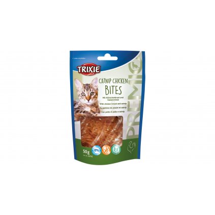 27060 premio catnip chicken bites kureci kousky s catnipem 50 g