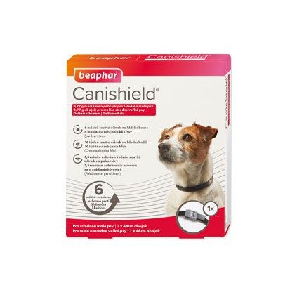 29856 1 beaphar obojek antipar pes canishield 48cm 1ks