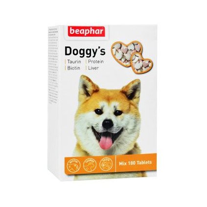 30093 1 beaphar doggys mix pochoutka biotin taurin pes 180tbl