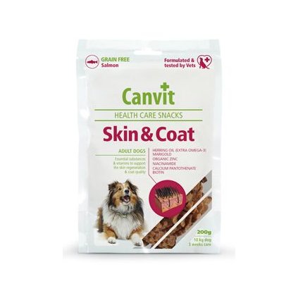 Canvit snacks skin & coat 200g