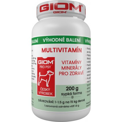 Giom S pes Multivitamín 200g plv