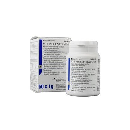 Vet multivitamins 50 tbl henry schein