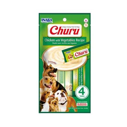 33978 churu dog chicken with vegetables 4x14g