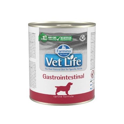 34938 vet life natural dog konz gastrointestinal 300g