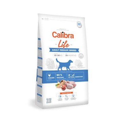 Calibra Dog Life Adult Medium Breed Chicken (VARIANT 12kg)