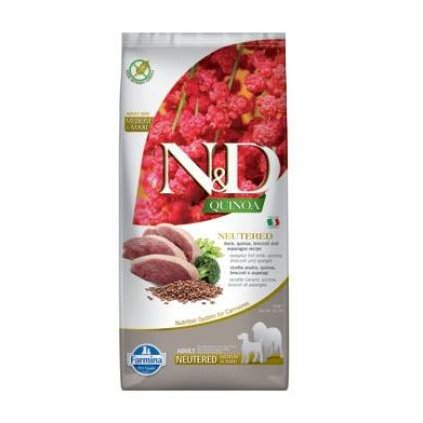 N&D Quinoa DOG Neutered Duck&Broccoli&Asp.