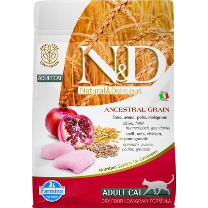 N&D LG CAT Adult Chicken & Pomegranate