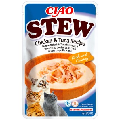 Churu Cat CIAO Stew Chicken&Tuna Recipe 40g