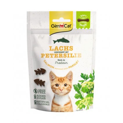 gimcat soft snacks losos s petrzeli 60g