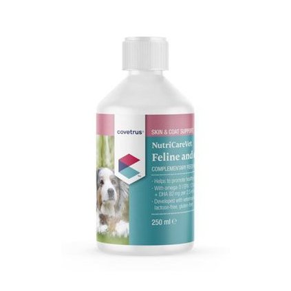 NutriCareVet Skin&Coat support Can.+Fel. 250ml CVET