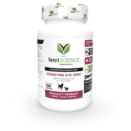VetriScience Coenzyme Q10 10mg 100cps