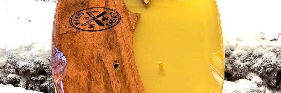 Skateboard z licí pryskyřice