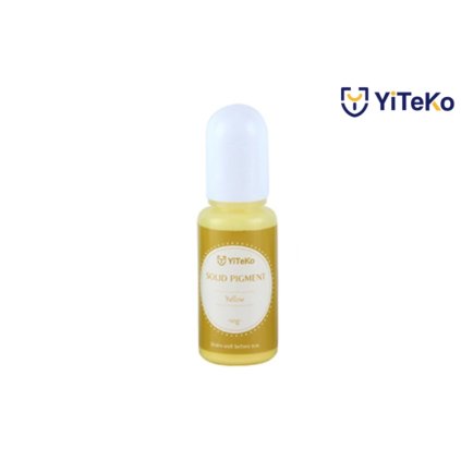 Tekutý pigment solid color YiTeKo Yellow 08 10ml