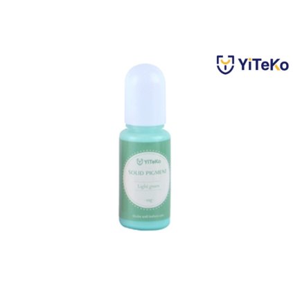 Tekutý pigment solid color YiTeKo Light green 10 10ml
