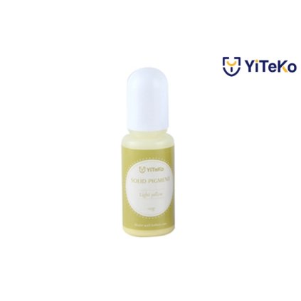 Tekutý pigment solid color YiTeKo Light yellow 09 10ml