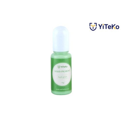 Tekutý pigment solid color YiTeKo Apple green 12 10ml