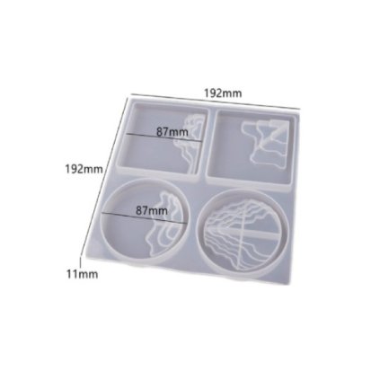 Silikonová forma Kaskáda 192 XC826-44 192x192mm
