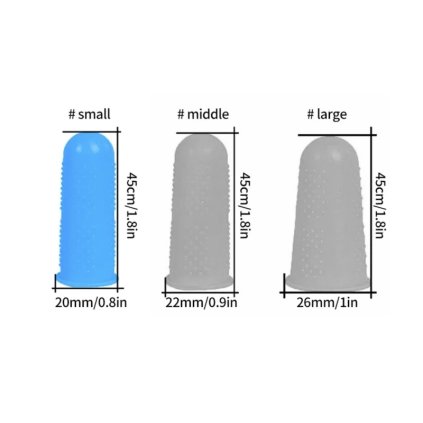 Silikonové prsty XC0331-52 20mm