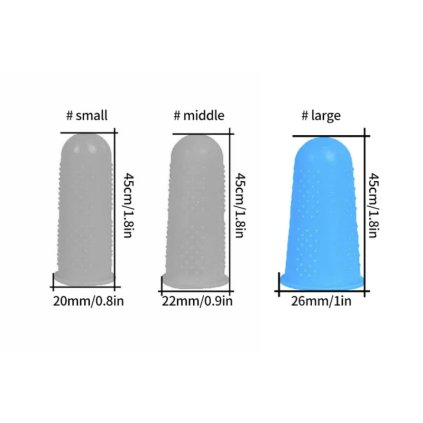 Silikonové prsty XC0331-52B 26mm