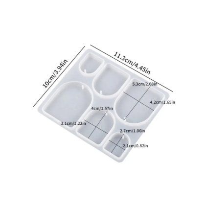 Silikonová forma na šperky Oblouk XC0506-156 113x100mm