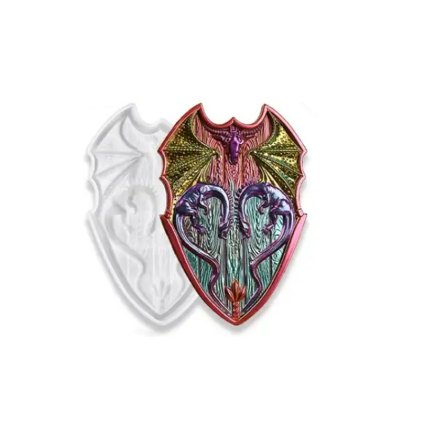 Silikonová forma 410-9 Draci štít 254x178mm