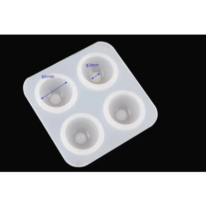 Silikonová forma XC207-11-7 Oči 6/3mm