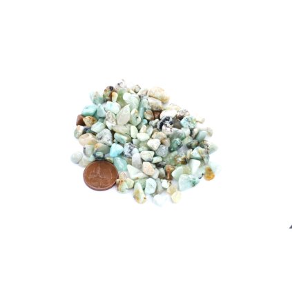 Tromlované kamínky Amazonit N10 5-15mm 100g