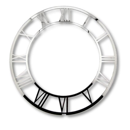 ciferník stříbrný