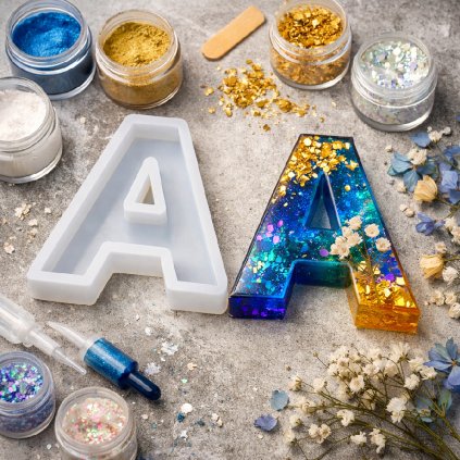 silikonová forma abeceda