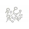 Očko s vrutem na šperky stříbrné  8499 4x10 mm 20ks