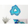 geode wall art aquamarine jill lena ford