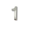 Silver self-adhesive numbers 50 mm